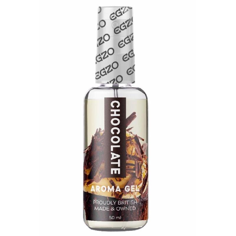 Оральный гель-лубрикант EGZO AROMA GEL - Chocolate, 50 мл