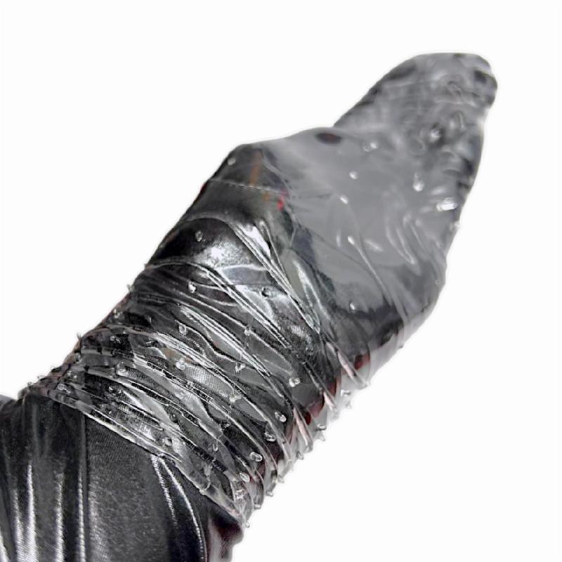 Закрытая насадка на член "Spikes hat", L125 mm, D50 mm