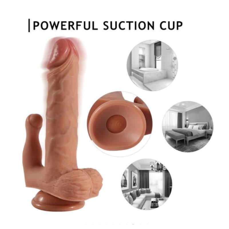 Вибратор с двойной стимуляцией и с 20 режимами вибрации  Brody vibrating