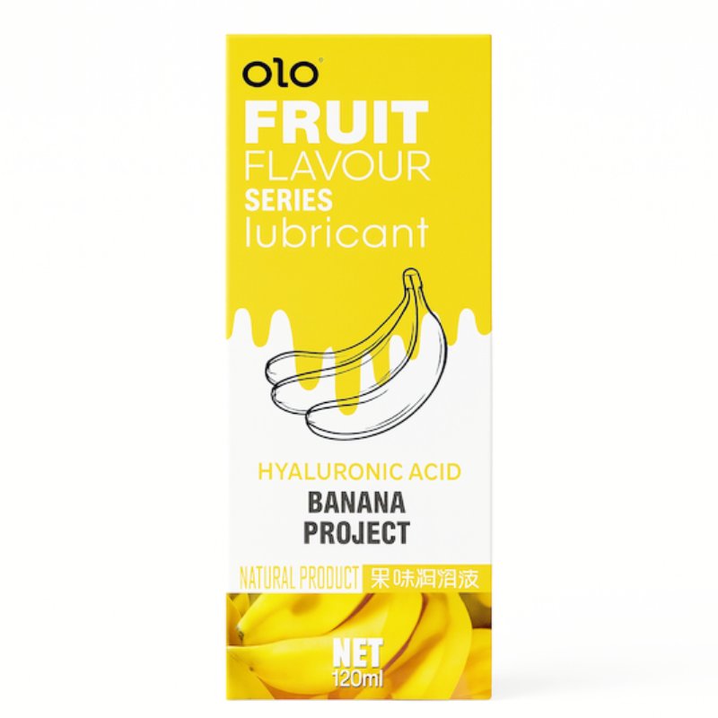 Лубрикант водный Fruit Flavour Series – Banana Project, аромат и вкус банана