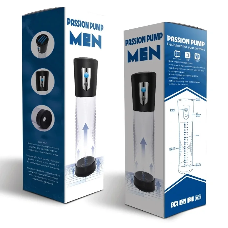 Вакуумная помпа для пениса CANWIN Passion Pump P401A, электрическая автоматическая