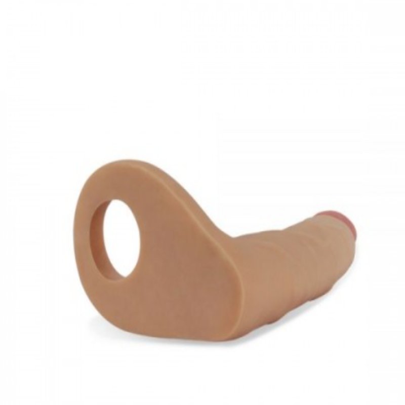 Телесная насадка  двойного проникновения 7" The Ultra Soft Double