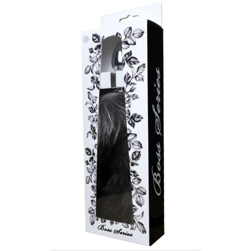 Анальная пробка ( размер S ) с хвостом Boss Series - Fox TAIL Black XXL