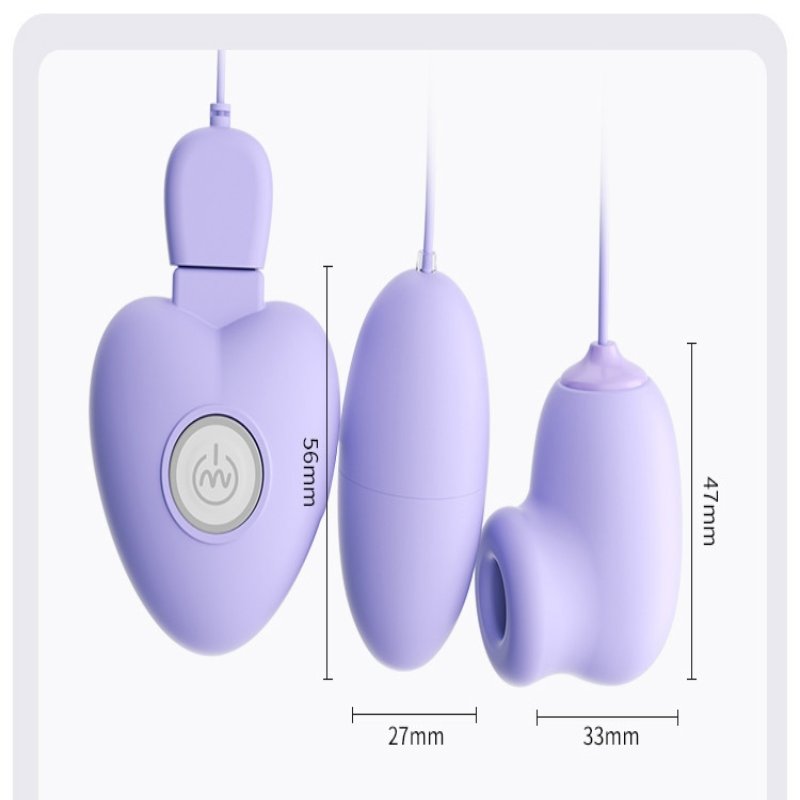 Секс массажёры "Flirting vibrator", цвет фиолетовый, 10 режимов вибрации