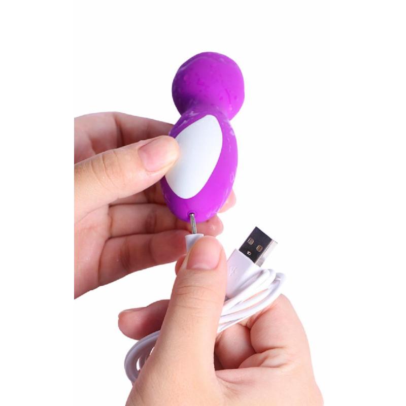 Вибромассажер Dilianni mini massager 10 режимов вибрации  фиолетовый
