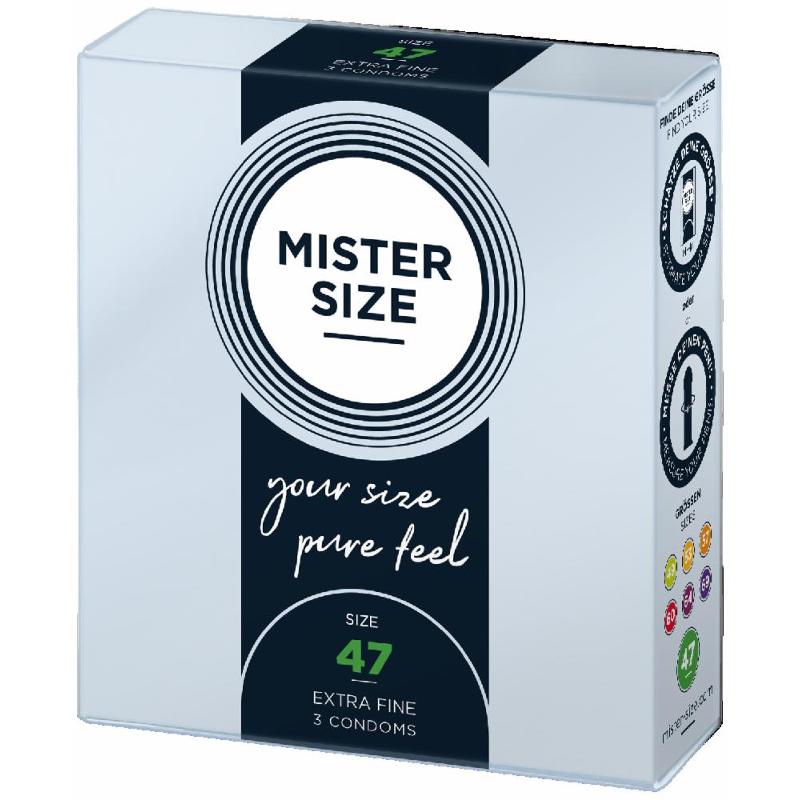 Презервативы Mister Size 47 mm (3шт)