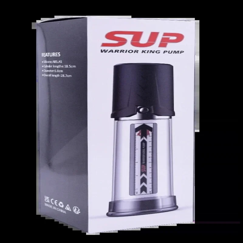 Вакуумный насос для пениса CANWIN SUP Warrior King Pump с мягкой TPE-манжетой