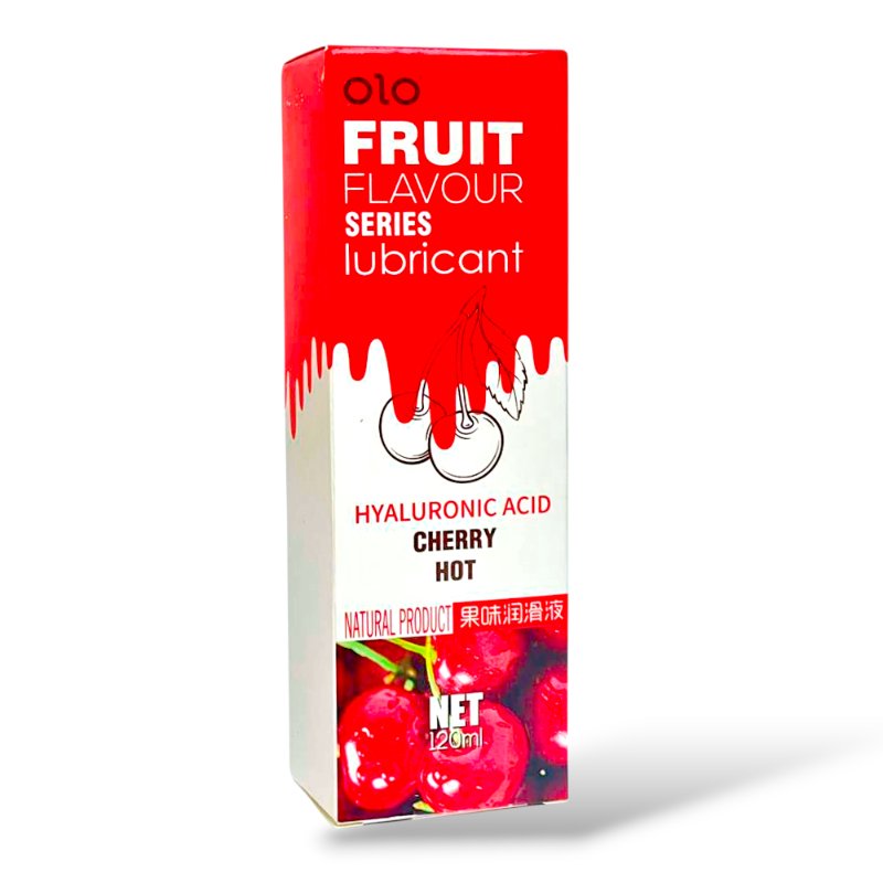 Оральный лубрикант Olo Fruit FLAVOUR со вкусом спелой вишни, водная основа 120 мл