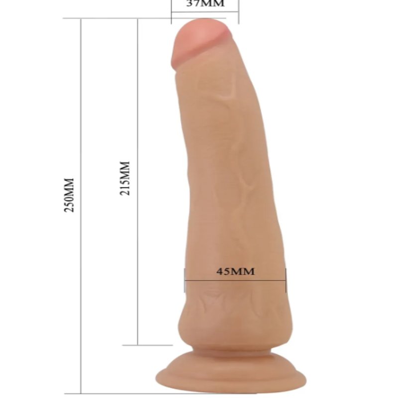 Фаллоимитатор на присоске, с эффектом скользящей кожи LyBaile - Tiemeyer Sliding Skin 9,8”, BW-008127LP