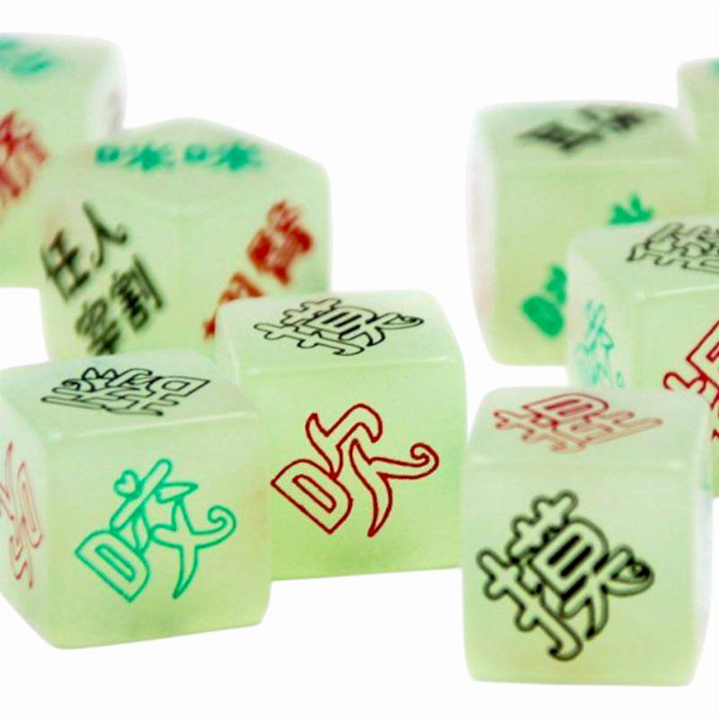 Игральный кубик "Действия" китайские иероглифы