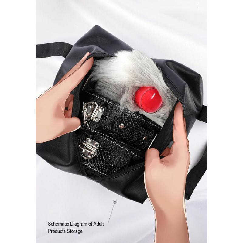 Сумка для хранения секс игрушек "BDSM bag", цвет чёрный