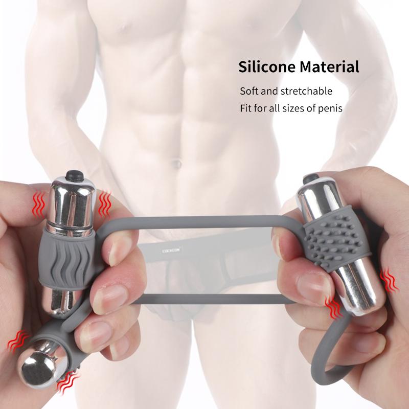КОЛЬЦО ЭРЕКЦИОННОЕ "Triple bullet cock ring"