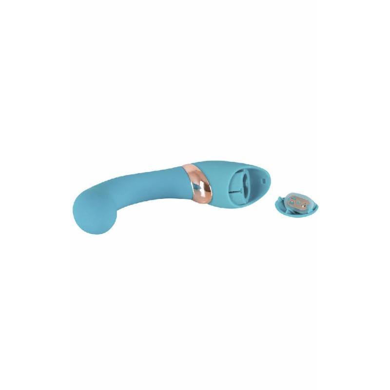 Вибратор для точки G - Jülie Lovetoys бирюзовый