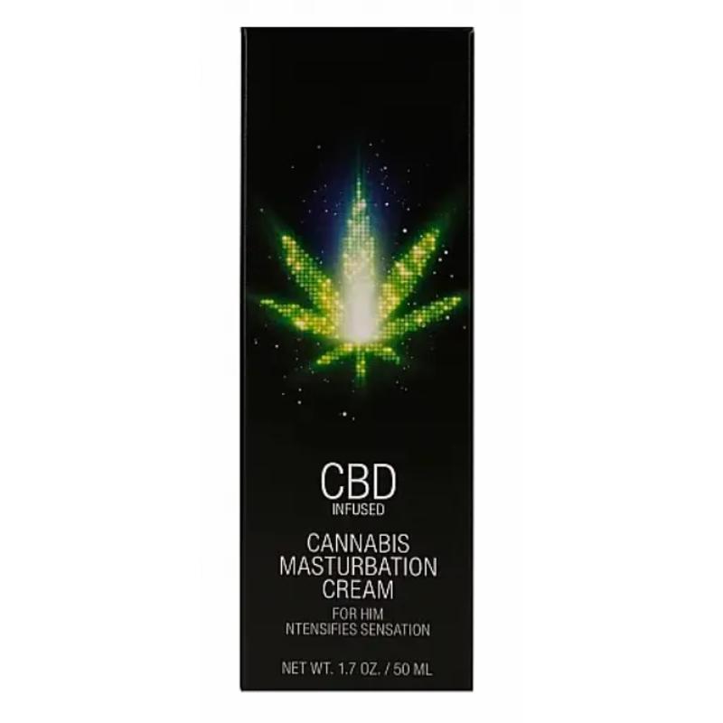Стимулирующий крем для мужчин Shots - CBD Cannabis Masturbation Cream For Him, 50 ml