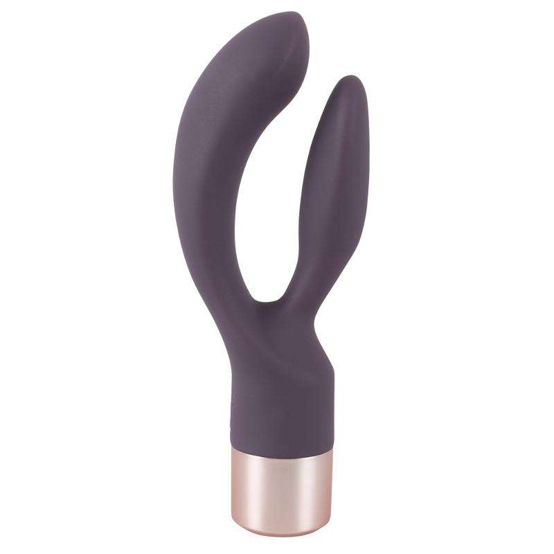 Вибратор кролик  с 10 режимов вибрации Elegant Series Double Vibe