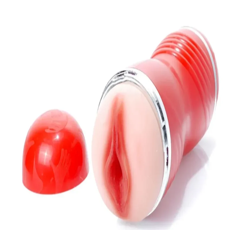 Мастурбатор с двумя входами OYO - Double Pump RED, YQM-205 RED