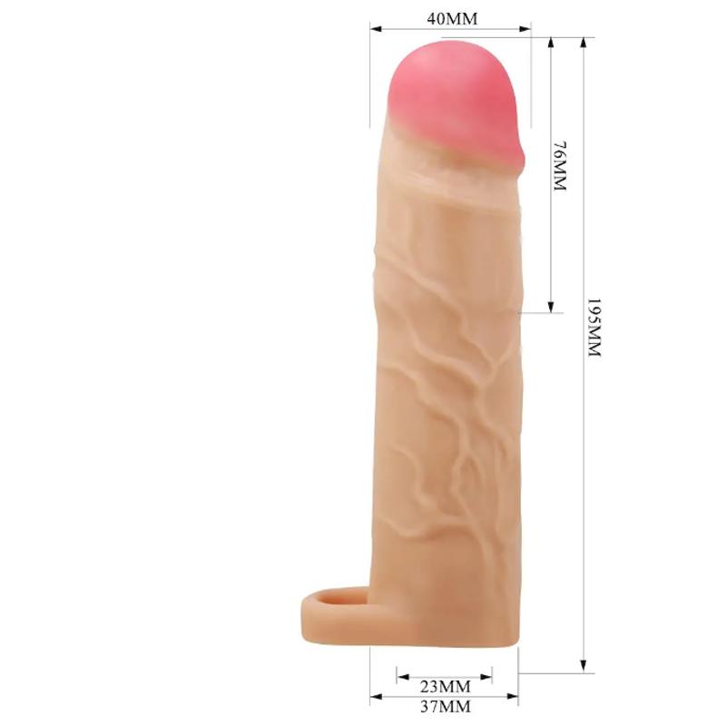 Насадка презерватив Pretty Love - Gerd 3"( 76 mm) Extended Series