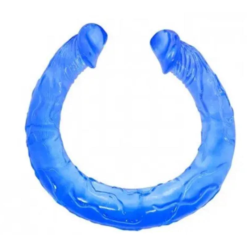 Двойной фаллоимитатор "Double Dong" BLUE