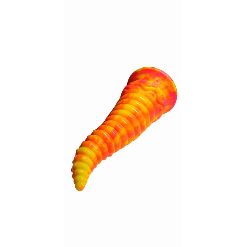 Рельефный дилдо Rattle tail