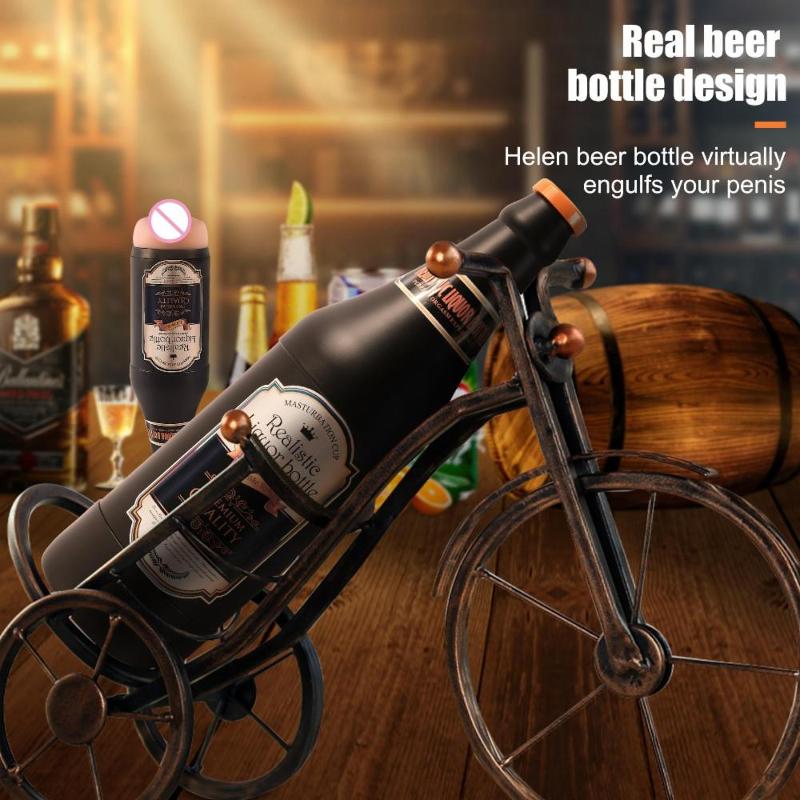 Мастурбато- вагина бутылка "Sonya Beer Bottle" без  вибрации телесный