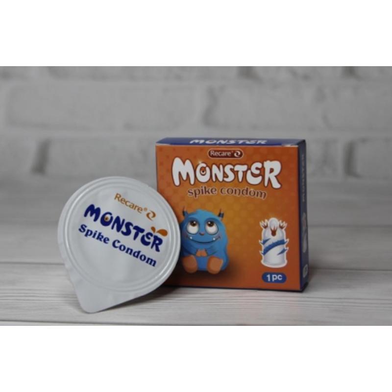 Презерватив Recare MONSTER Red+Blue Zib (1шт)