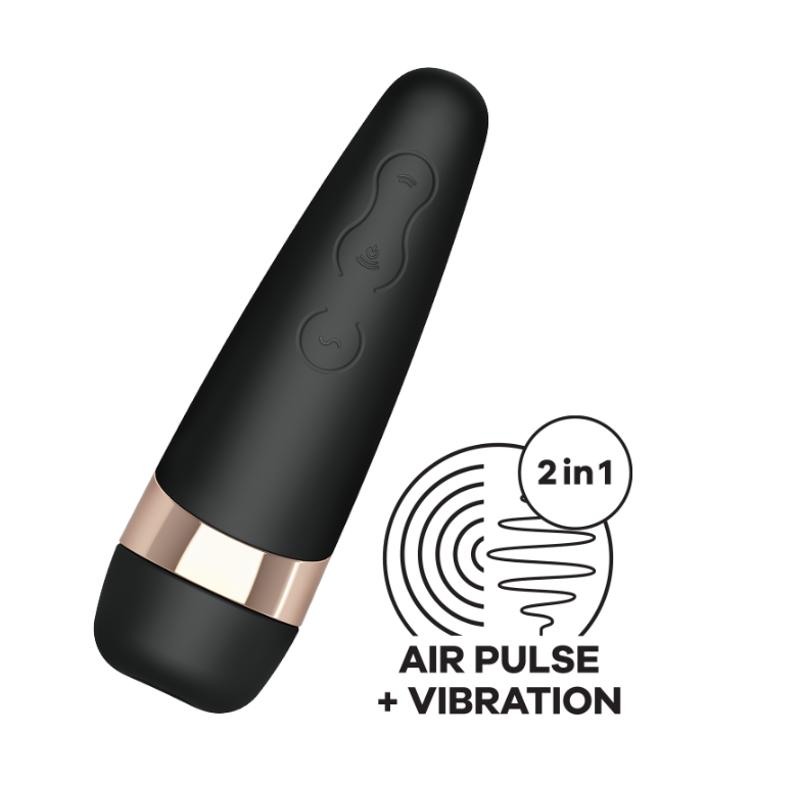 Вакуумный клиторальный стимулятор Satisfyer Pro 3 Vibration 10 режимов вибрации и 11режимов вакуума