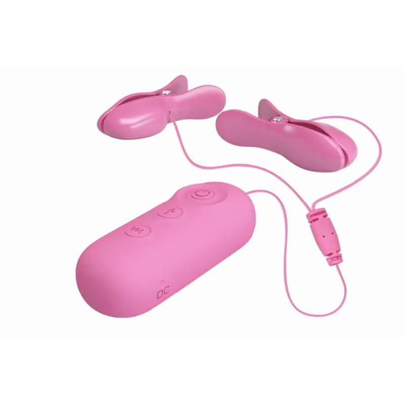 Электростимулятор для груди PRETTY LOVE - Nipple Clip 7 режимов вибрации, 3 режима электростимуляции