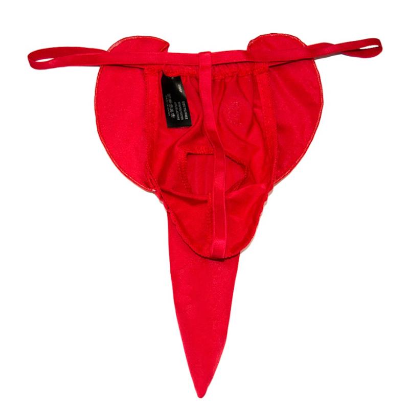 Мужские стринги Слоник S/M Red