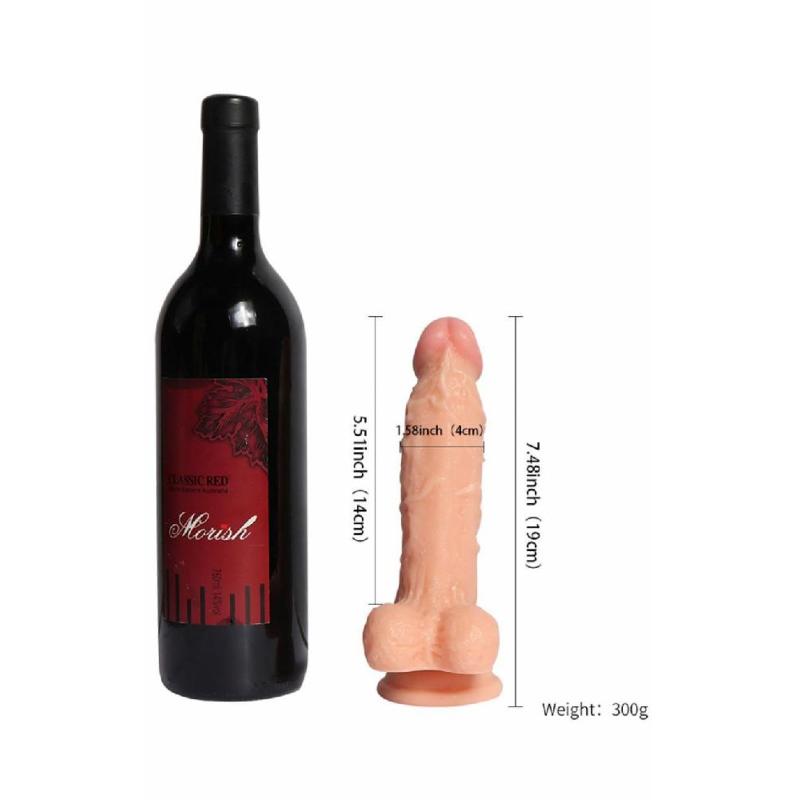 Фаллоимитатор Large Leilong Lifelike M телесный без вибрации