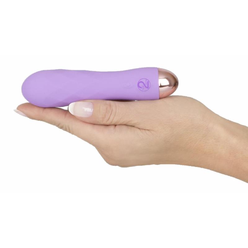 Фиолетовый мини-вибратор с необычной текстурой Cuties Mini Vibrator