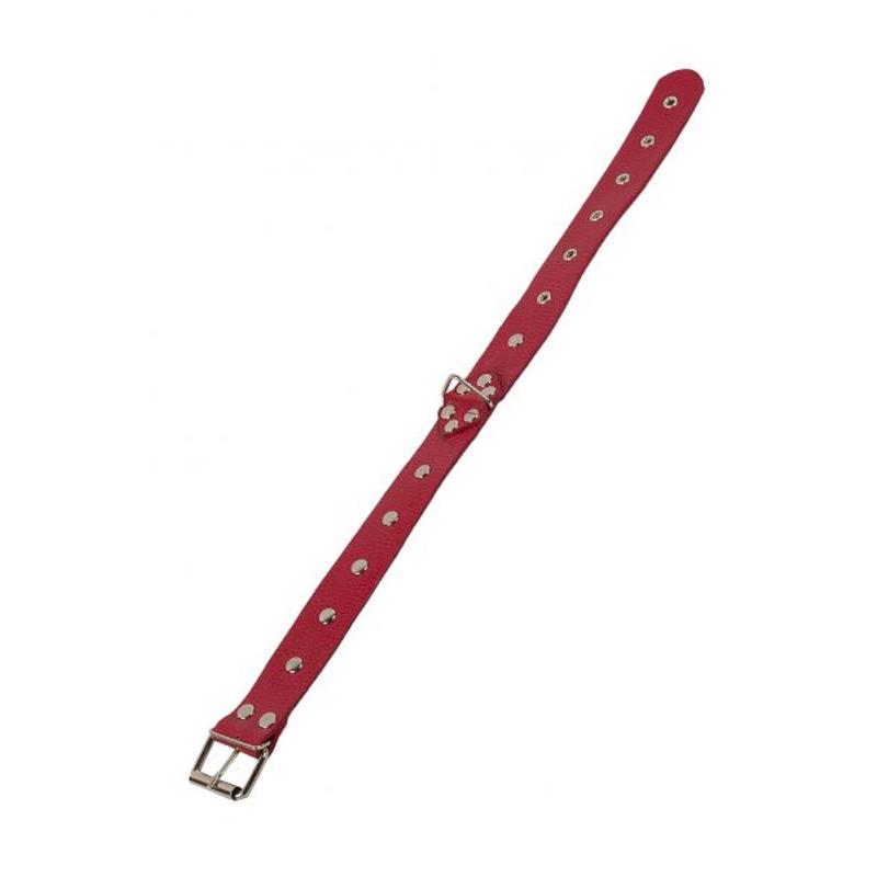Ошейник Leather Restraints Collar, Red