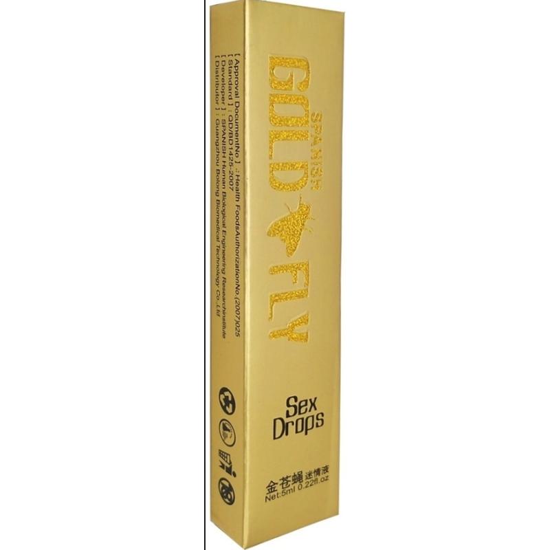 Капли  женский возбудитель Шпанская мушка, GOLD FLY , Голд Флай, "Золотая муха" (по 1 шт)