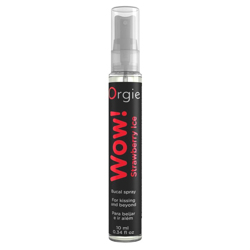 Спрей для возбуждения с охлаждающим эффектом Wow! Strawberry Ice Bucal Spray
