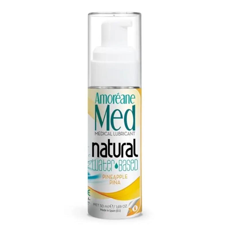 Гель-любрикант AM. Pineapple Water Based Lubricant с фитопланктоном, 50 мл