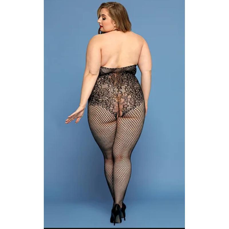Ажурный бодистокинг( с доступом) XL/XXL