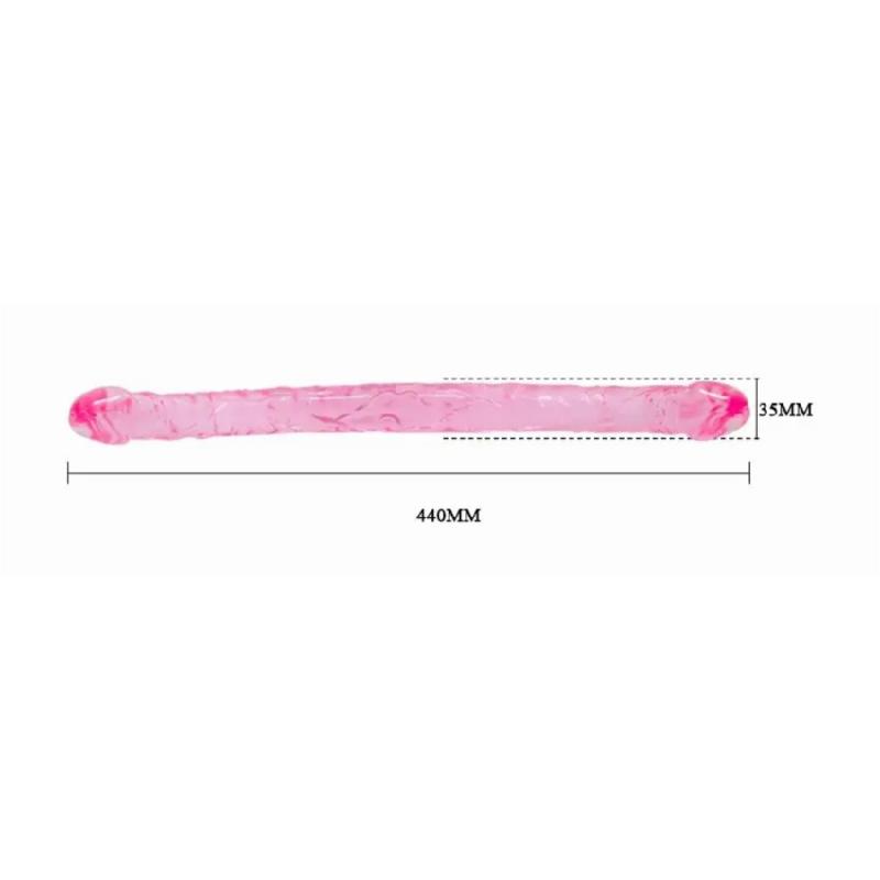 Двойной фаллоимитатор "Double Dong" PINK