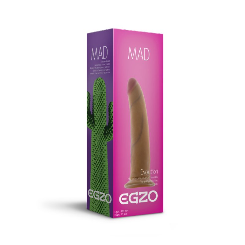 Фаллоимитатор EGZO Ciberskin D001 ( 18 см х 3,5 см )