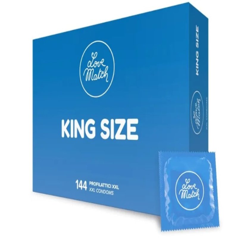 Презервативы увеличенного размера Love Match - King Szie XXL (по 1 шт) - зображення 1