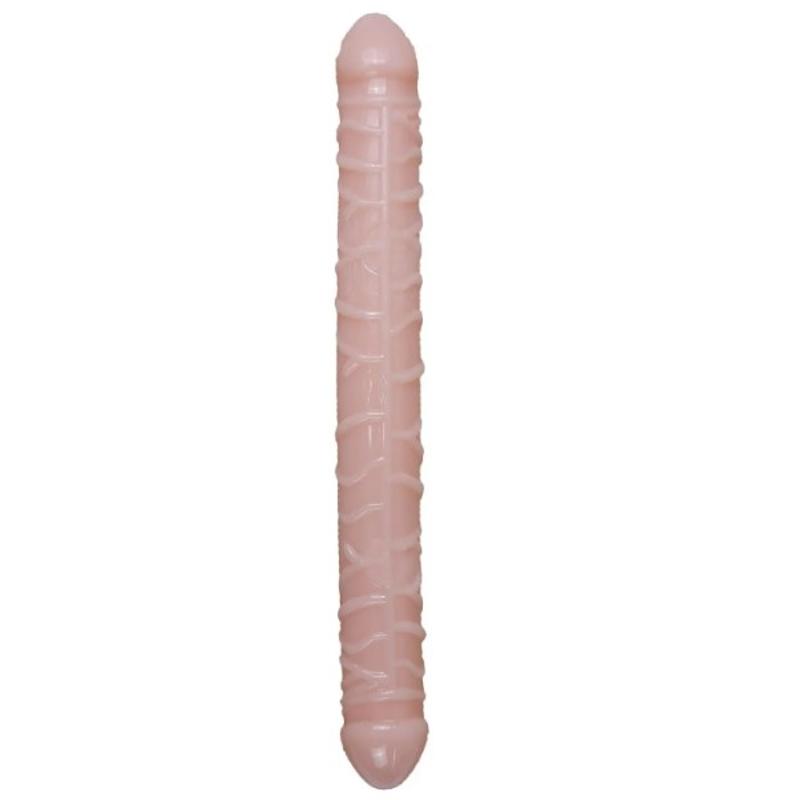Двойной фаллоимитатор Boss Series: Flexible Double Dong Skin