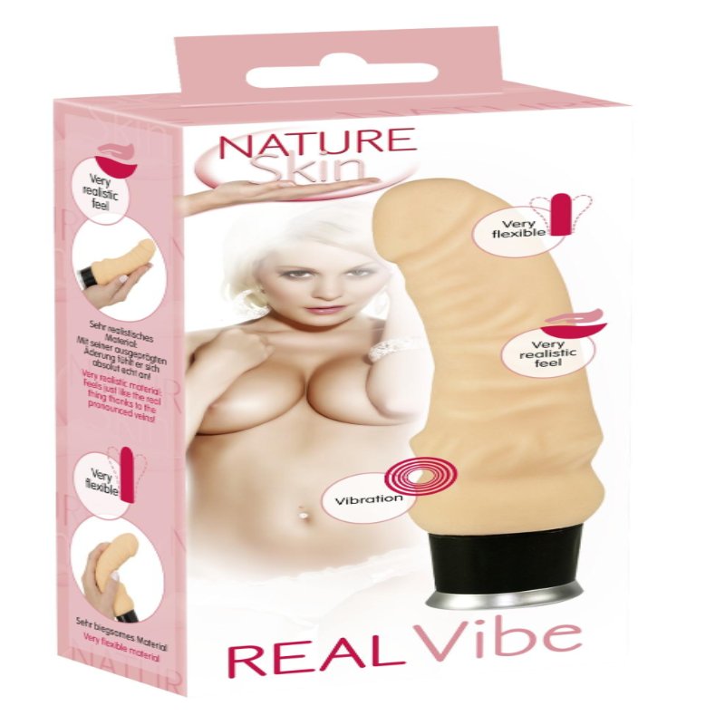 Вибратор - Nature Skin Real Vibe - зображення 1