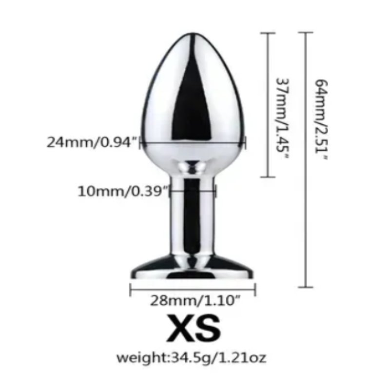 Анальная пробка с хвостом SKN-L04 ( размер XS )