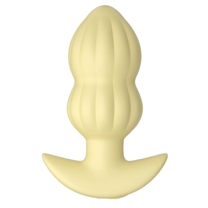Анальная пробка с вибрацией Vibrating Mini Butt Plug Yellow
