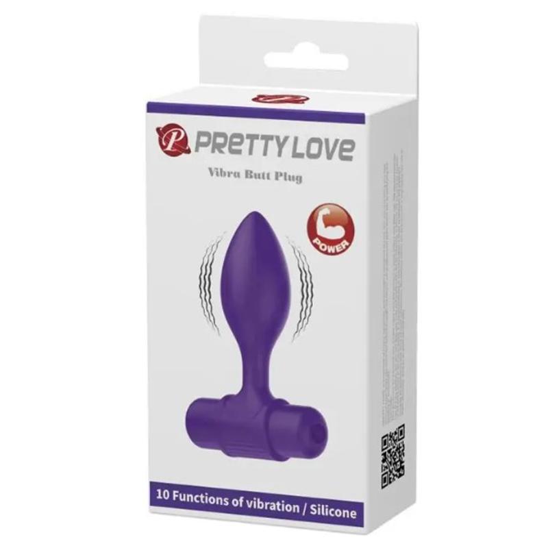 Силиконовая вибропробка Pretty Love « Vibro but plag »