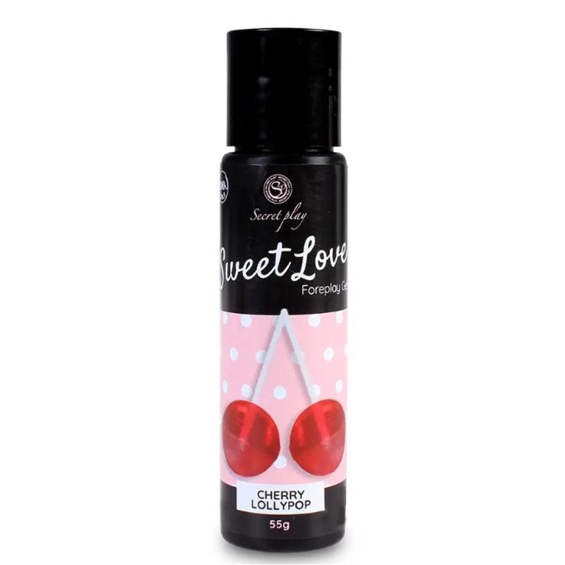 Гель для орального секса Secret Play - Sweet Love Cherry Lollipop Gel, 60 ml