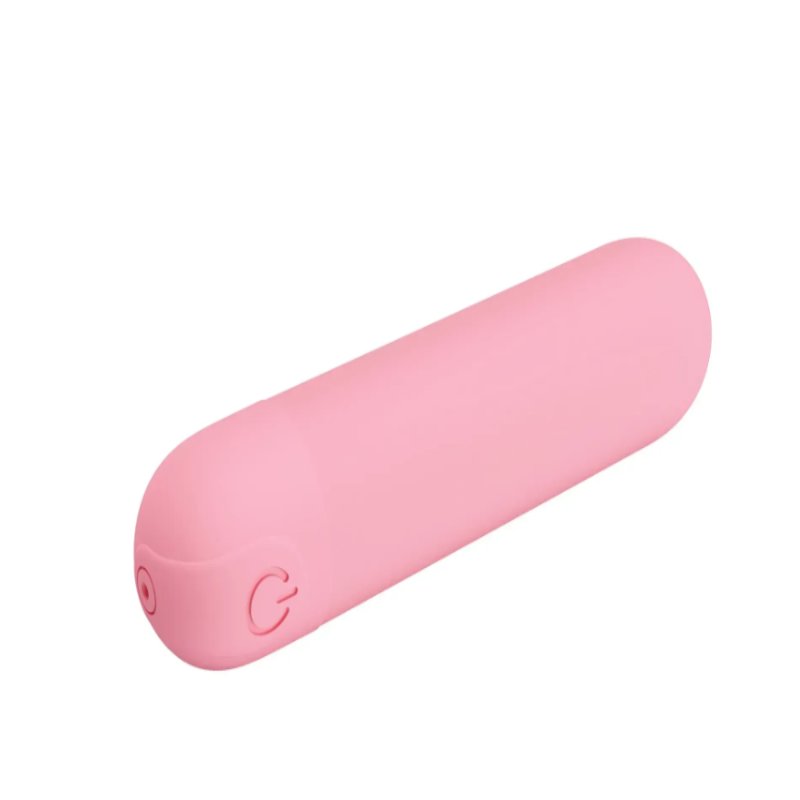 Перезаряжаемая вибропуля Pretty Love - Stefan Light pink, BI-300085-3