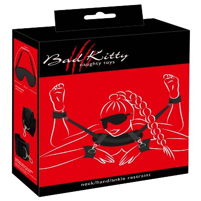 Бондажний набір - Bad Kitty Neck/Hand/Ankle Restraint