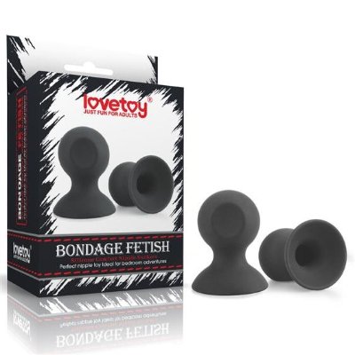 Зажими для сосків - Bondage Fetish Silicone Comfort Nipple Suckers