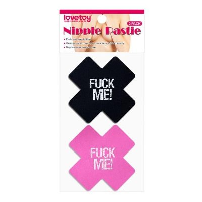 Пестіси - Fuck Me Cross Pattern Nipple Pasties (2 пари)