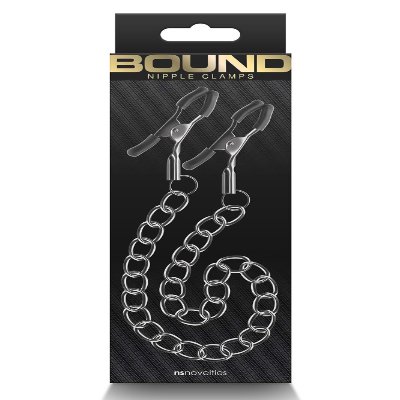 Затискачі для сосків - Bound Nipple Clamps Dc2 Gunmetal