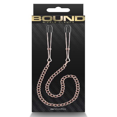 Затискачі для сосків - Bound Nipple Clamps Dc3 Rose Gold